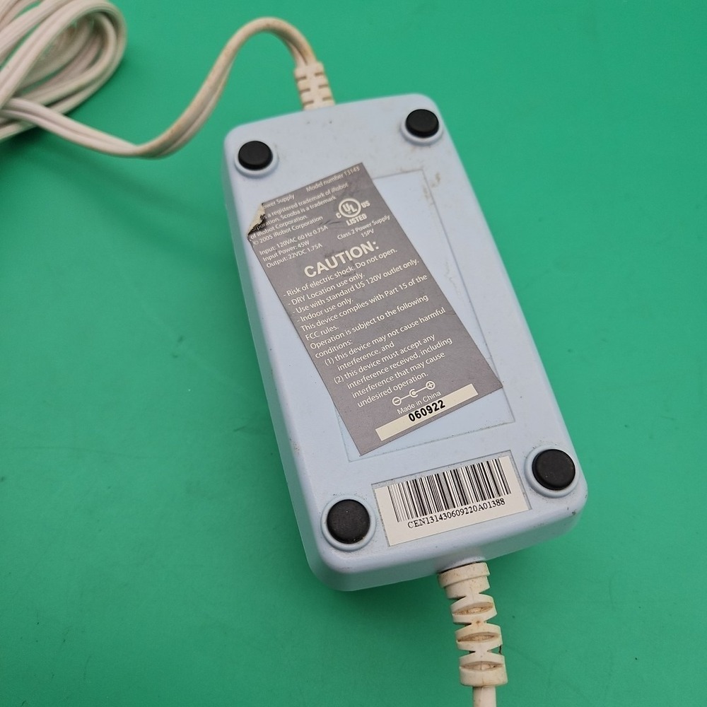 iRobot Scooba 13143 22V AC Adapter Power Supply - Picture 3 of 7